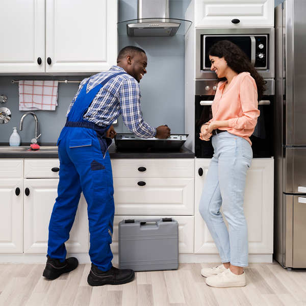 what kind of warranty do you offer on your cooktop repair services in Town Line